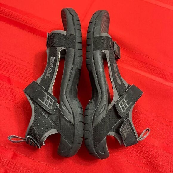 Teva Minam Black Grey Men’s Sandals Size 8 - Picture 6 of 7